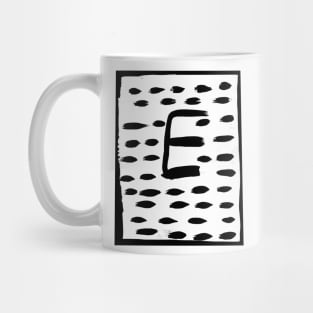 the letter E Mug